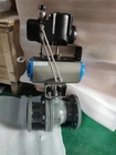Electric Control Valve With Fisher DVC6200 Valve Positioner And Fairchild Explosion Proof Transducer TXI7800 Volume Boos