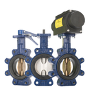 Butterfly Flow Pneumatic Control Valve With Actuator GRW Series