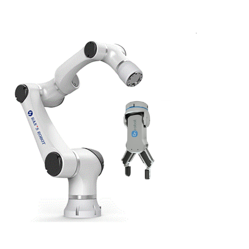 Flexible Hansrobot 6 Axis Collaborative Robot Arm Picking And Placing Elfin With Onrobot Gripper