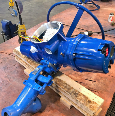 l'azionatore elettrico del limitorque QX per le valvole funziona con il corpo di valvola di Fisher EZ
