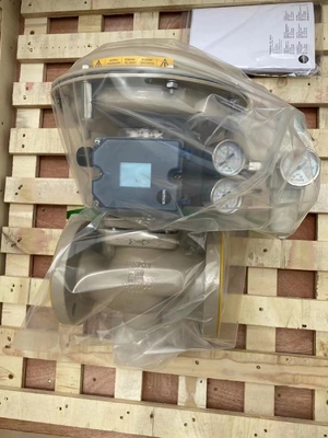 Valvola di globo di Samson Control Valves 3241 con 3277 regolatori del posizionatore 3725 e dell'azionatore pneumatico 4708