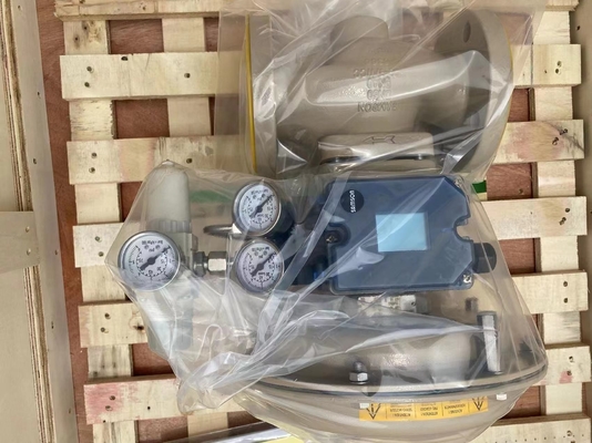 Valvola di globo di Samson Control Valves 3241 con 3277 regolatori del posizionatore 3725 e dell'azionatore pneumatico 4708