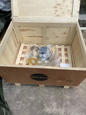 Valvola di globo di Samson Control Valves 3241 con 3277 regolatori del posizionatore 3725 e dell'azionatore pneumatico 4708