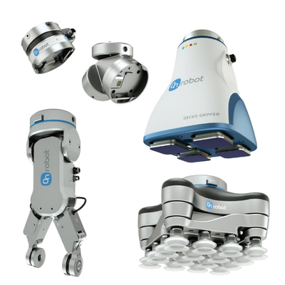 il onrobot STREGA IL controllo di qualità del controllo di qualità HEX-E dei SENSORI HEX-H del controllo di qualità per la pinza di presa robot del onrobot e il cobot di UR