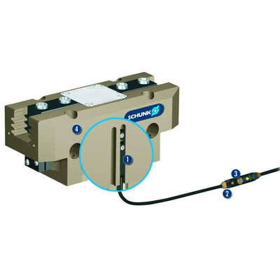 MMS magnetico elettronico 22 del commutatore di Schunk per la pinza di presa del robot industriale e la pinza di presa della mano