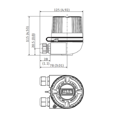Trasmettitore TMT72 TMT162 TMT142B TMT82 di temperatura di Endress Hauser ITEMP