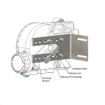 Posizionatore pneumatico della valvola di Digital di MD del posizionatore UAS Logix 3200 di Flowserve