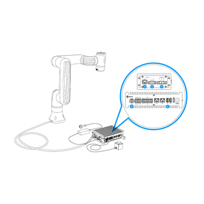 Braccio del robot di DOBOT NOVA Chinese Robot Arm Cobot con la pinza di presa del robot