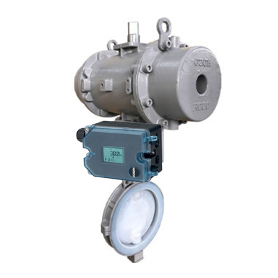 Valvola a farfalla pneumatica di KOSO Samson Smart Positioner 3725-00 con il posizionatore