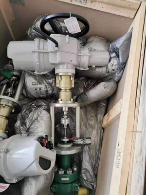 Il quoziente d'intelligenza elettrico dell'azionatore di ROTORK con IW IB È cambio per Fisher Electric Control Valve EWT