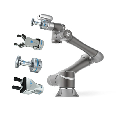 Braccio del robot di TM5-900 Cobot con la pinza di presa elettrica del dito di Onrobot 2 del carico utile 5kg