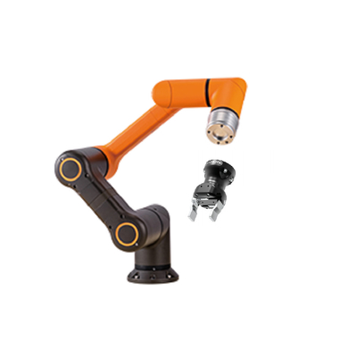 Braccio del robot di Cobot di asse di HCR-3A 6 con il sistema di visione e pinza di presa di RobotiQ per l'Assemblea