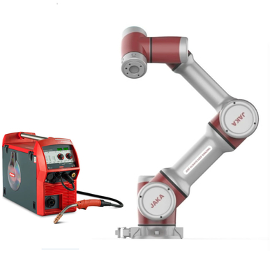 Braccio flessibile del robot per saldatura del carico utile di portata 7kg di asse 819mm di JAKA 6 con la macchina della saldatura ad arco di TIG MIG