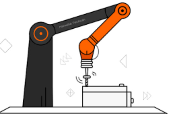 Scelta del manipolatore del braccio del robot di asse di Hanwha HCR-5A 6 piccoli e braccio del robot del posto per il robot d'avvitamento