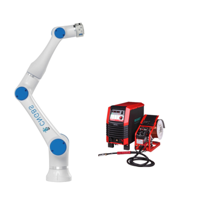 Braccio del robot di Cobot di asse del carico utile 6 di CNGBS 3kg con la macchina automatica della saldatura ad arco di TIG MIG