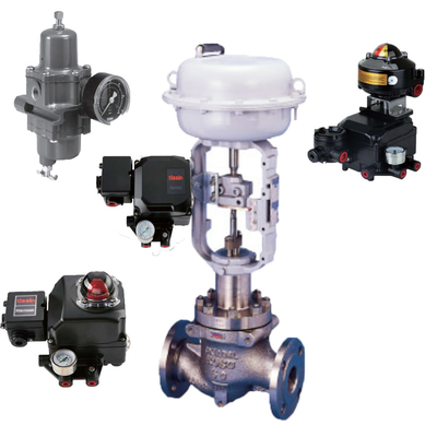 Valvola di regolazione elettrica con i posizionatori della valvola di Tissin di serie astuta del posizionatore TS600 e l'elettrovalvola a solenoide pneumatici di Asco