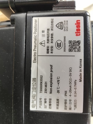 Valvola di regolazione elettrica con i posizionatori della valvola di Tissin di serie astuta del posizionatore TS600 e l'elettrovalvola a solenoide pneumatici di Asco