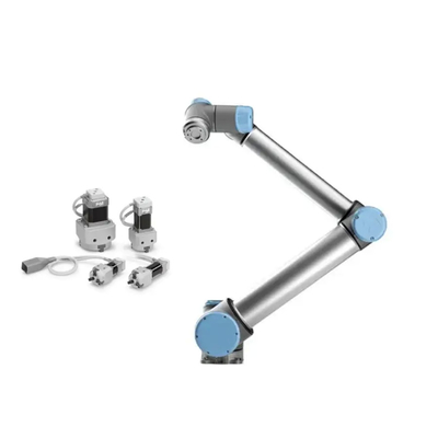 Robot di UR UR10 Cobot con il tipo elettrico robot di collaborazione della pinza di presa 3-Finger di SMC di LEHS per il trattamento di trasporto con palette