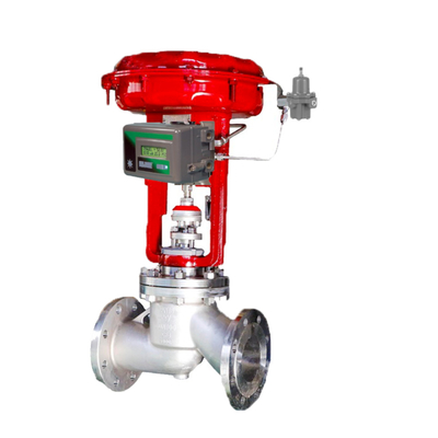 Valvola di controllo pneumatica con filtro regolatore 67CFR e posizionatore valvola Fish-er DVC2000