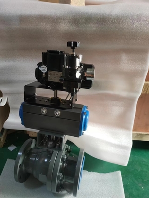 Valvola di regolazione elettrica con i fischi protetti contro le esplosioni del volume del trasduttore TXI7800 del posizionatore e di Fairchild della valvola di Fisher DVC6200