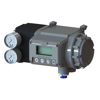 Valvola di controllo con il posizionatore della valvola di Masoneilan SVI3 Digital ed il filtro da Fisher 67CFR