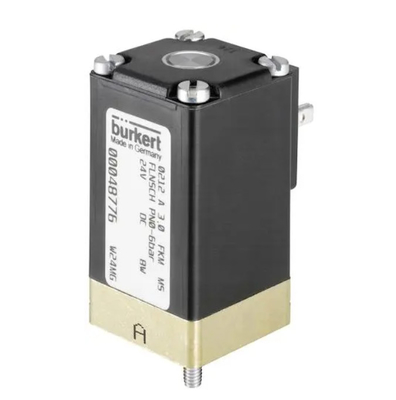 3/2 di elettrovalvola a solenoide d'ottone corrente resistente ad alta pressione di Burkert 6524 per le applicazioni pneumatiche