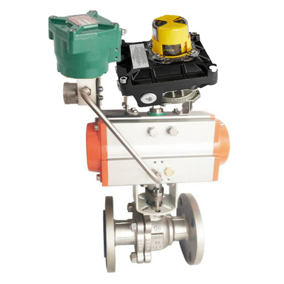 Valvola di regolazione cinese con l'elettrovalvola a solenoide 8210G di Asco e dell'azionatore pneumatico ed i commutatori di limite del westlock 2200