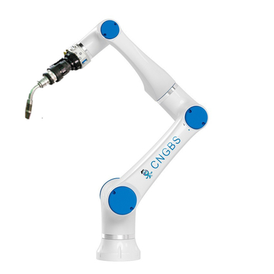 6 braccio del robot per saldatura di Cobot del carico utile di asse CNGBS 3kg con la macchina della saldatura ad arco di TIG MIG