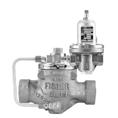 Scivolo cinese montato con la valvola di regolazione di regolamento LR125 FISHER Pressure Regulators For Gas