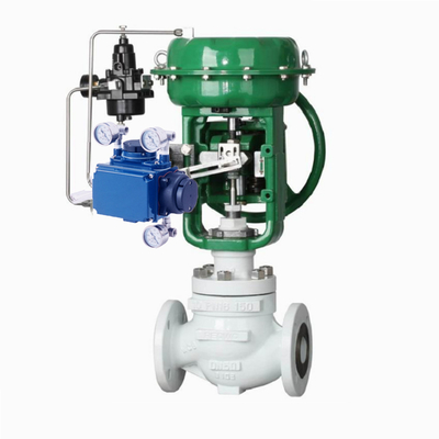 Valvola di regolazione cinese con il posizionatore astuto SVX 1000 della valvola del azbil pneumatico ed il regolatore del filtro dal pescatore 67CFR