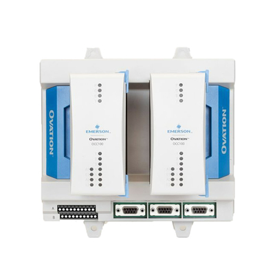 Monitor di salute del macchinario del regolatore OCC100 di EMERSON Ovation per le industrie dell'acqua di scarico e dell'acqua