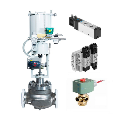 Valvola di regolazione cinese con l'azionatore pneumatico e Asco 8210G ed elettrovalvola a solenoide di Festo VUVS-L30