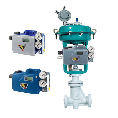Valvola di controllo pneumatica cinese con posizionatore di valvola FOXBORO SRI990 e attuatore di valvola pneumatica