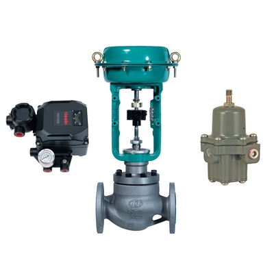 Valvola di riduzione della pressione di Tissin TS600R E-P Positioner With Chinese Chuan Yi Control Valve And Fisher 67CFR