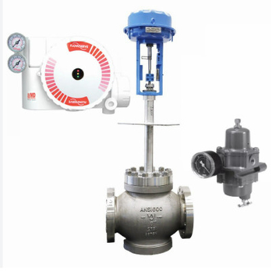 Valvola di regolazione pneumatica con il MD di U.S.A. di alta precisione bianco e rosso Logix 3200 del posizionatore di Flowserve