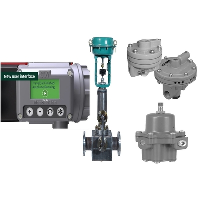 La valvola PositionerFisher 67CFR di Masoneilan SVI3-21111212 filtra il ripetitore di volume del regolatore BR400 per la valvola di regolazione pneumatica
