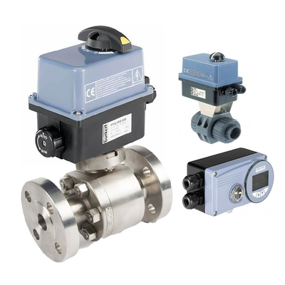 Burkert 8804 Attuatore rotativo elettrico con valvola a sfera a 2/2 vie per soluzione valvola di controllo