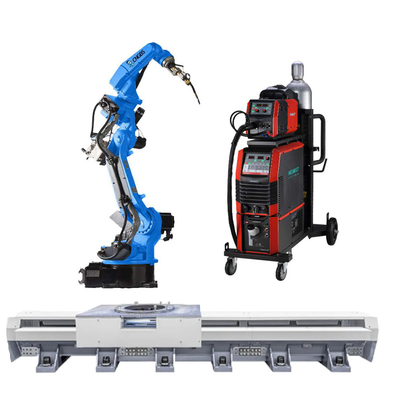braccio del robot del robot di asse del robot GBS6-C2080 6 della saldatura ad arco della porcellana GBS con la saldatrice di Megmeet CM350