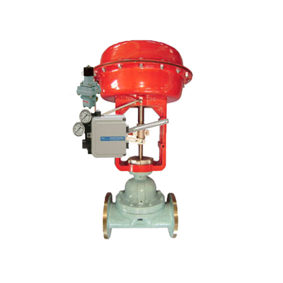 Valvola di regolazione cinese di marca con il posizionatore IP8000/8100 della valvola di SMC e dell'azionatore pneumatico ed il regolatore masoneilan 78-80