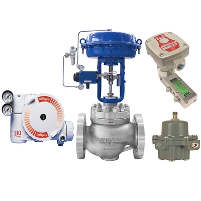 Valvola di controllo con il regolatore del filtro dall'elettrovalvola a solenoide del posizionatore ASCO della valvola di Flowserve 3200MD 67CFR