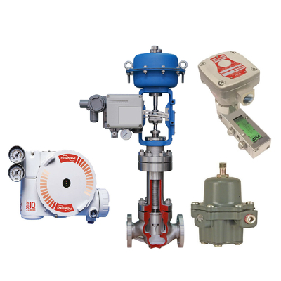 Posizionatore della valvola di Flowserve 3200MD con il regolatore del filtro dall'elettrovalvola a solenoide della valvola di controllo ASCO 67CFR