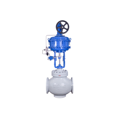 Valvola di controllo con il regolatore del filtro dall'elettrovalvola a solenoide del posizionatore ASCO 551 della valvola di Flowserve 3200MD 67CFR