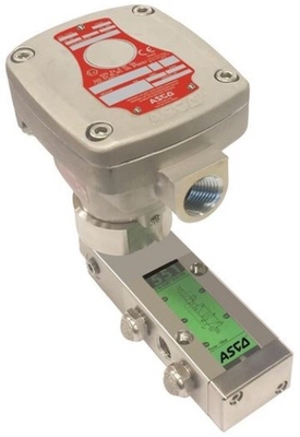Posizionatore della valvola di Flowserve 3200MD con il regolatore del filtro dall'elettrovalvola a solenoide 67CFR 551 di ASCO e della valvola di controllo