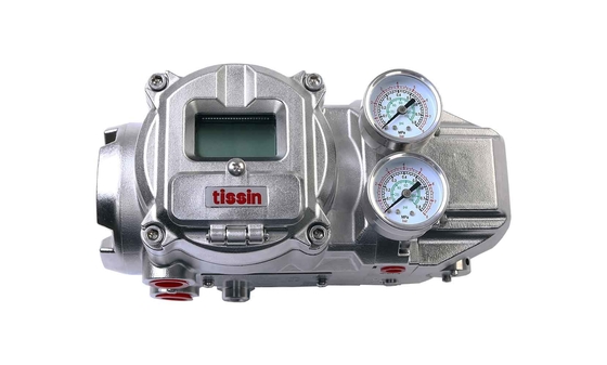 Valvola pneumatica con il posizionatore astuto della valvola di Tissin TS905 e la valvola di riduzione della pressione di Fisher Fisher 67CFR