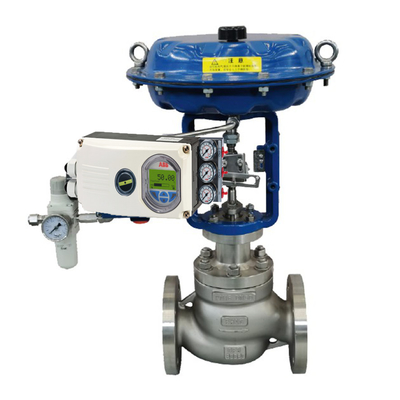Attuatore per valvola di controllo a sfera Chuanyi di marca cinese con posizionatore valvola ABB V18345 e regolatore fisher 67CFR