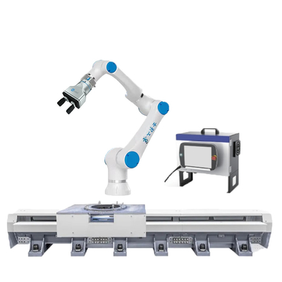 Un robot di collaborazione CNGBS-G10 Cobot di 6 assi con GBS Dresspack e la pinza di presa del dito di Onrobot 2
