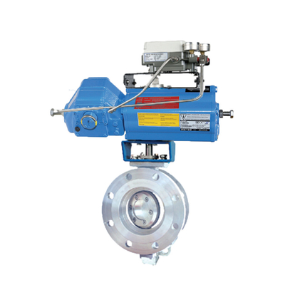 Valvola a farfalla con il posizionatore dell'azionatore di Neles B1CU17/55L e della valvola di KOSO EPA800
