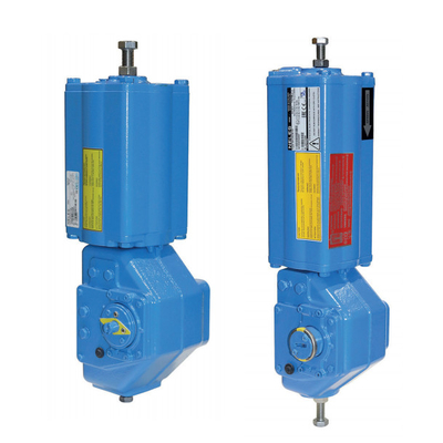 Valvola a farfalla con il posizionatore dell'azionatore di Neles B1CU17/55L e della valvola di KOSO EPA800