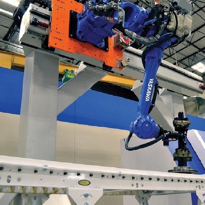 Ferrovia di guida lineare con il carico utile 500KG con il robot di YASKAWA per il maneggio del materiale come rotaie del robot