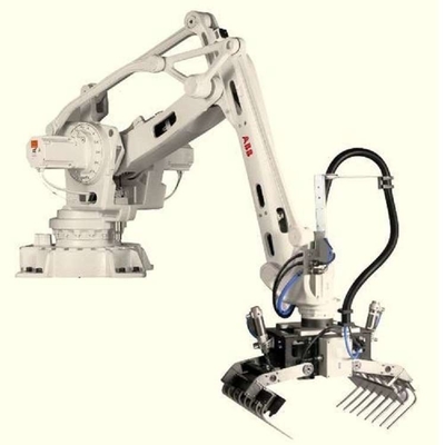 Braccio robotico a 4 assi ABB IRB 460-110/2.4 con afferratore robot CNGBS per robot automatizzato di palletizzazione